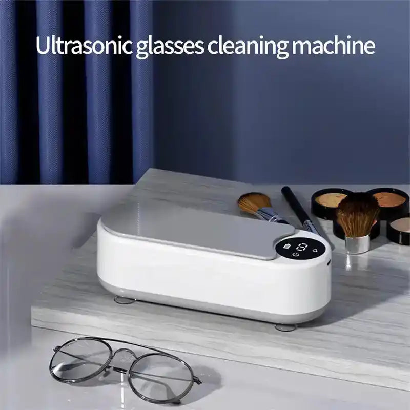 Portable Household Cleaning Machine, 450ml Clean Pod Ultrasonic Cleaner, Jewelry Cleaner Machine for Ring, Glasses, Makeup Brush - PrimeandBeauty