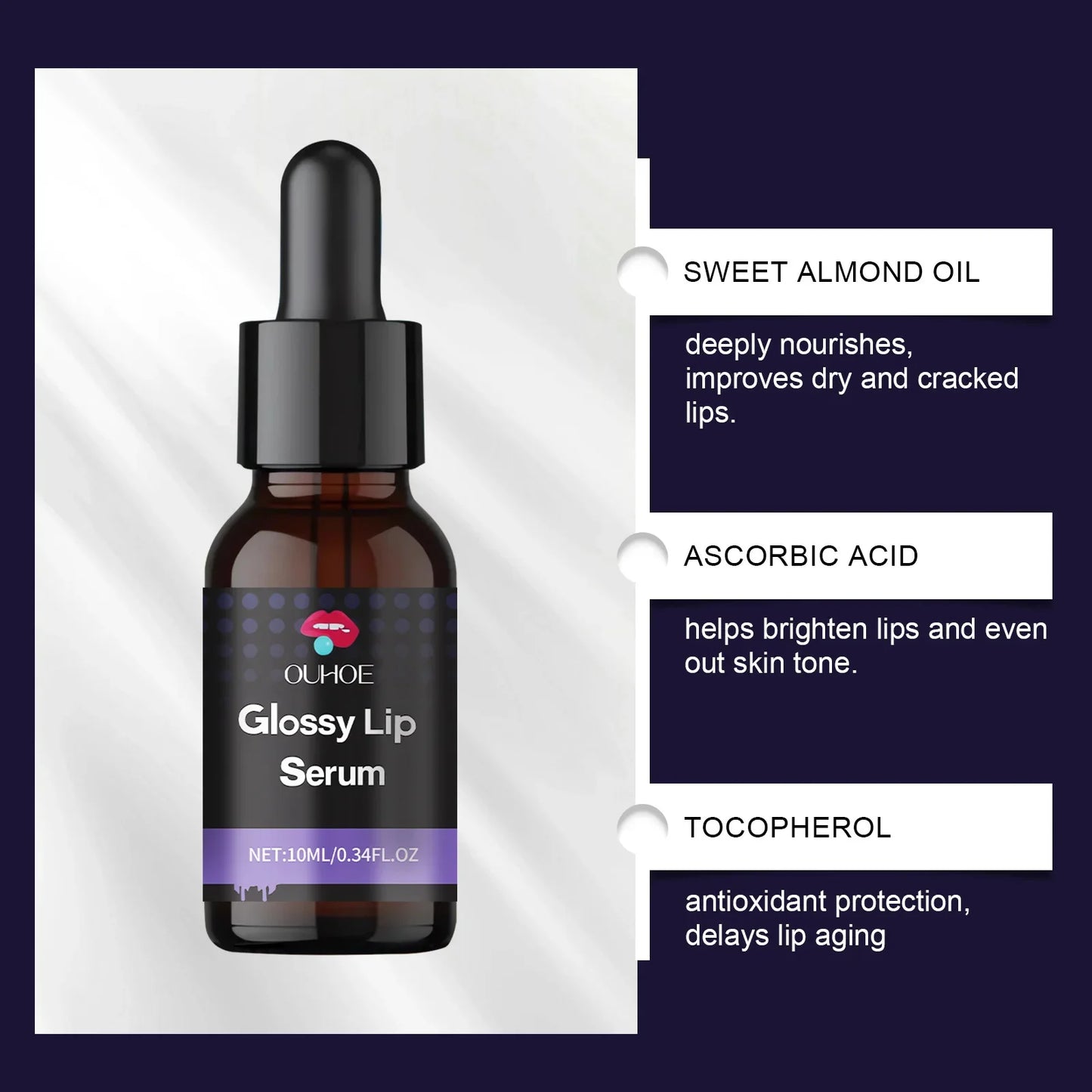 Instant Lip Plumping Essential Oil Nourishing Antiwrinkle Moisturising Sexy Lip Care Ultimate Plumping Lip Gloss Serum Cosmetics