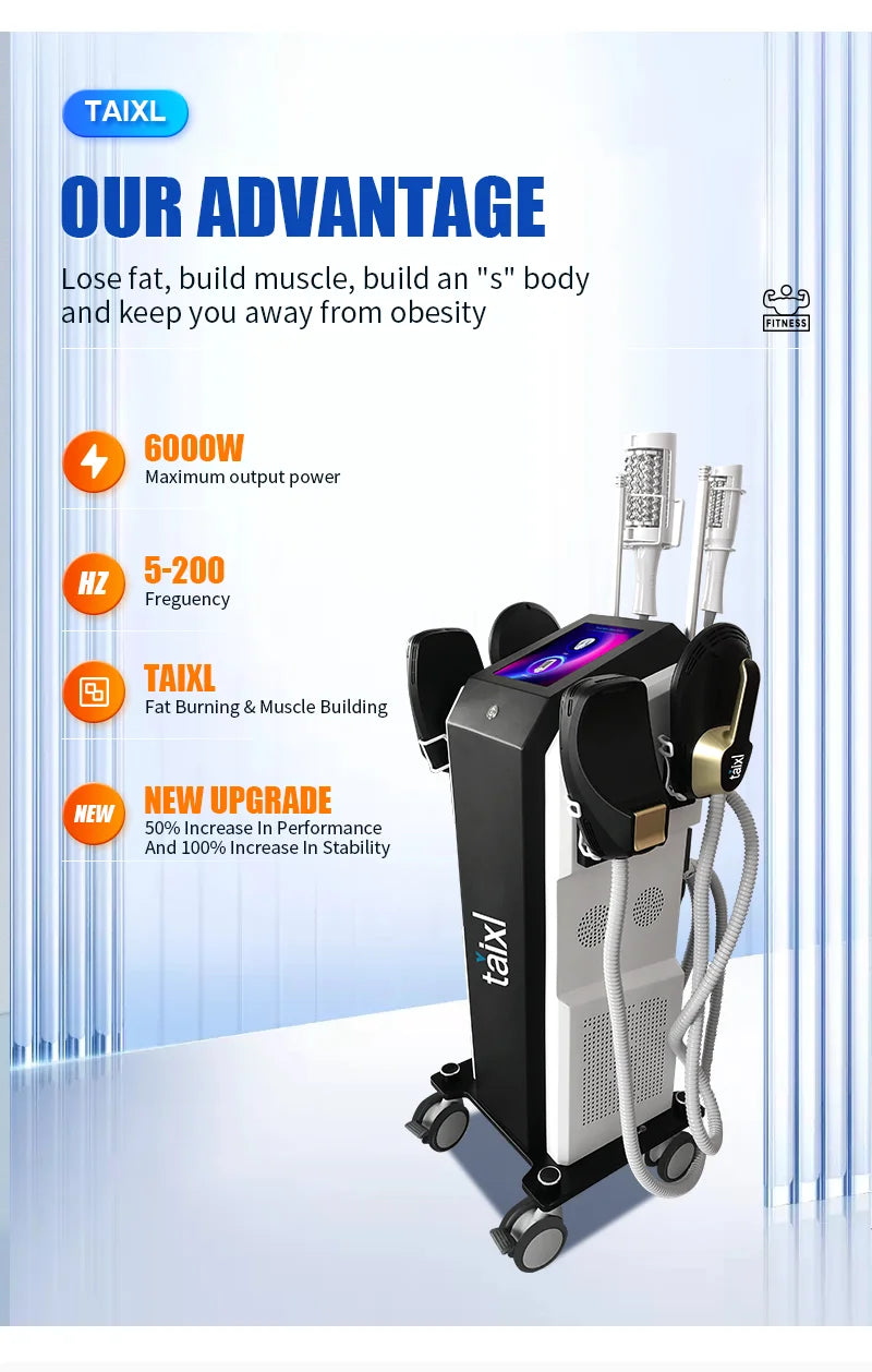 New EMS 2 in 1 Roller Massage Lose Weight Therapy 40K Compressive Micro vibration Vacuum 5D Body slimming Machine - PrimeandBeauty