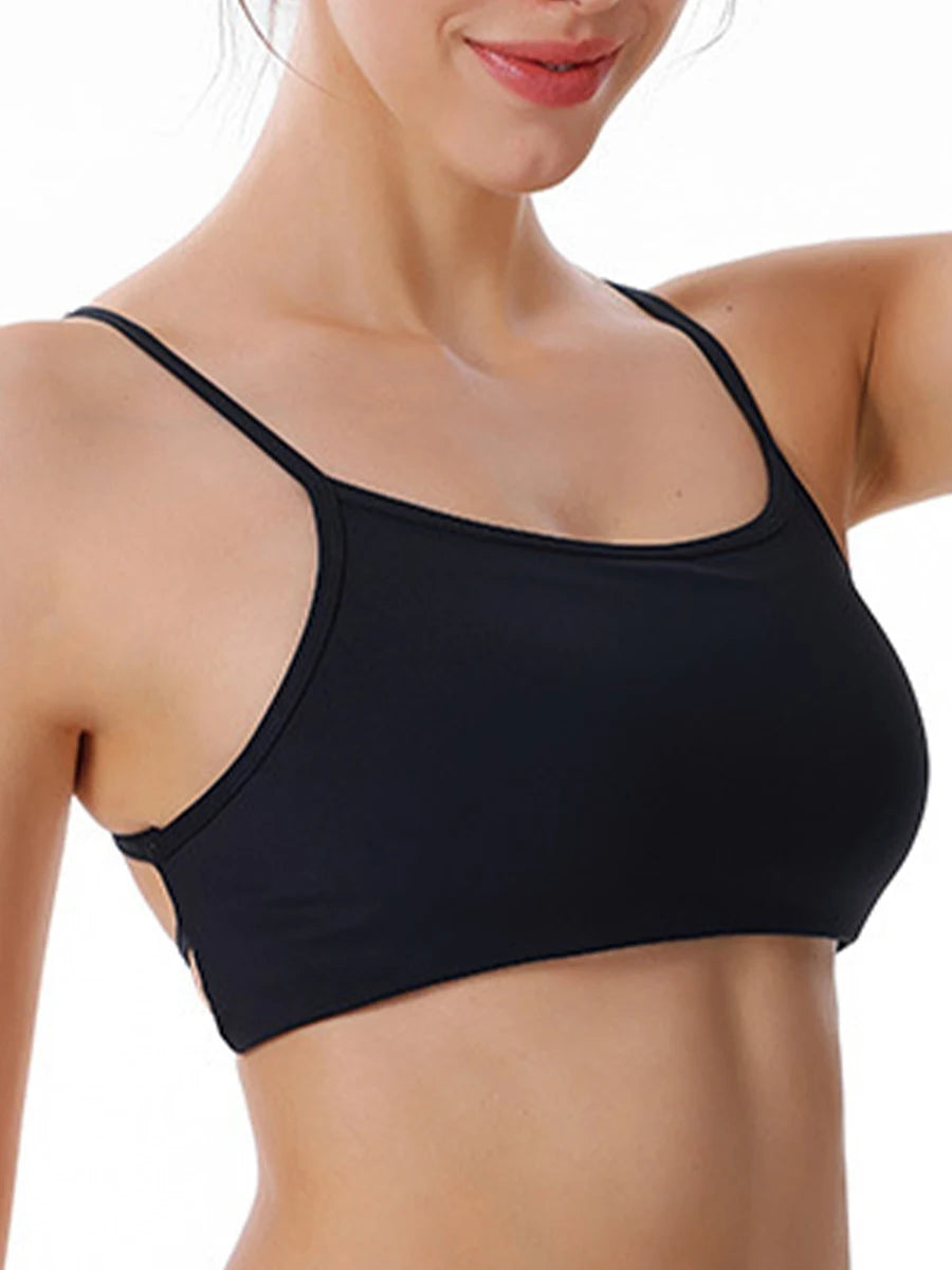 Women Seamless High Impact Sports Bra with Removable Pads and Cross Back Straps for Yoga Running Workout Fitness Gymwear - PrimeandBeauty