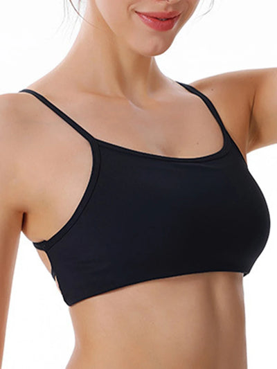Women Seamless High Impact Sports Bra with Removable Pads and Cross Back Straps for Yoga Running Workout Fitness Gymwear - PrimeandBeauty