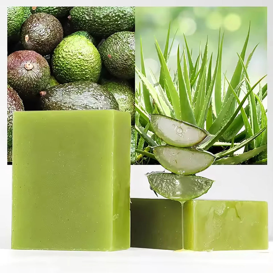 KYLIEFIT Cool Fresh Aloe Soap Bar, Reduce Acne and Black Spots, Clean Skin, Oil Control, Exfoliation, For Face And Body Use - PrimeandBeauty