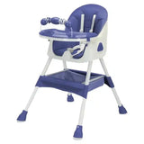 UBRAVOO Foldable Baby High Chair 6 Months Plus, with Large Antislip Pad & ToyRack, Easy to Clean Feeding , E500 - PrimeandBeauty