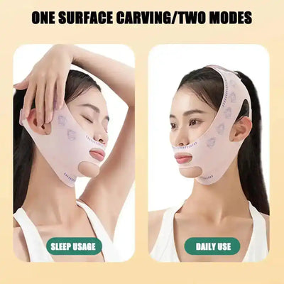 Chin Cheek Slimming Bandage V Shaper V Line Lifting Mask Face Lifting Anti Wrinkle Strap Band Sleeping Mask Beauty Health - PrimeandBeauty