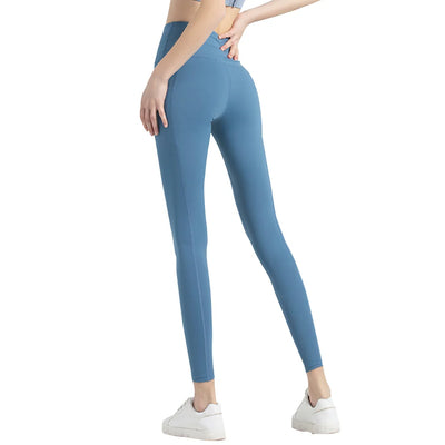 High Waist Yoga Pants Leggings Women Soft Stretchy Sportswear Workout Running Tights Summer Fitness Pants Push Up Gym Workouts - PrimeandBeauty