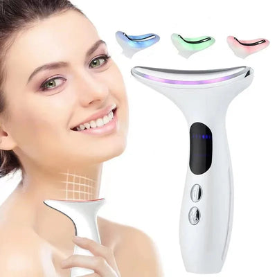 Neck Massage: Vibration & Hot Compress for Rejuvenation