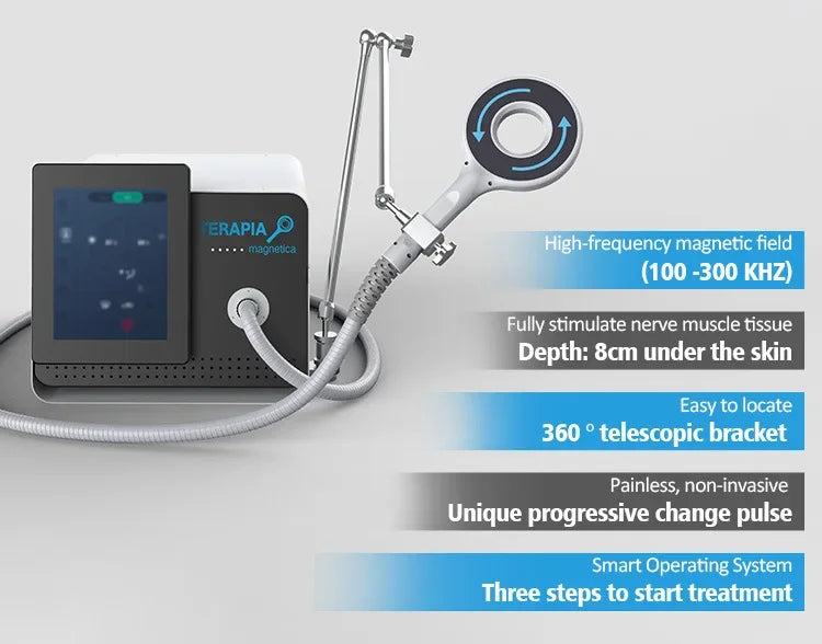 A Professional Non-Invasive Beauty Device For Relieving Body Pain And Muscle Relaxation Through Magnetic Therapy And Massage - PrimeandBeauty