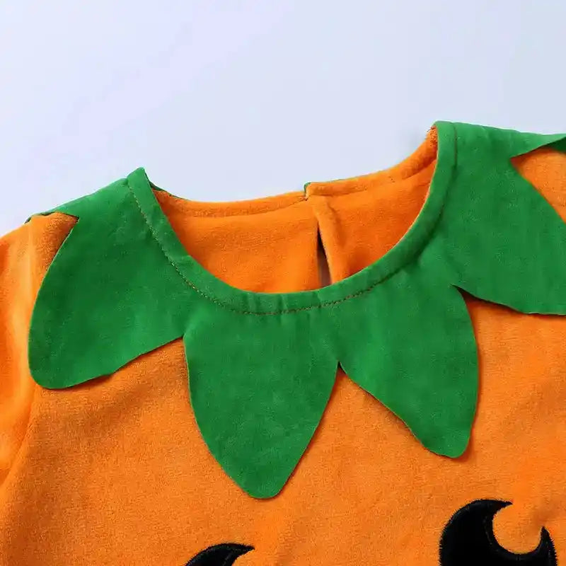 2025 Baby Halloween Rompers Infant Pumpkin Costume Newborn Cosplay 3pcs Onesie Suit New BornParty Clothing Suit - PrimeandBeauty