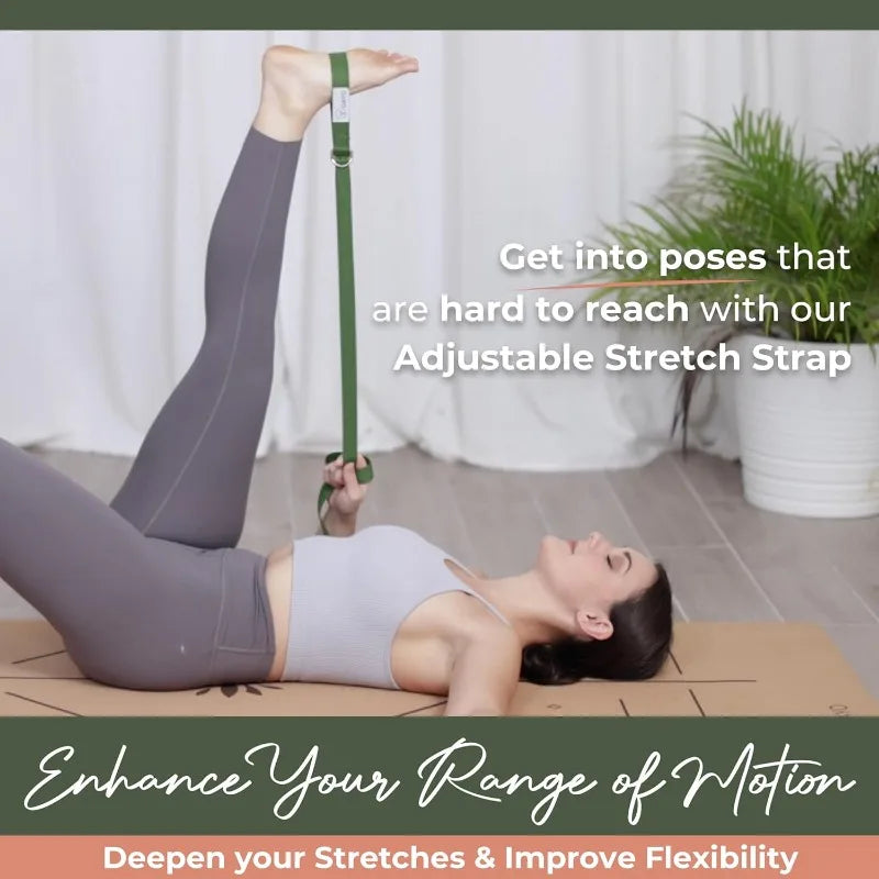 Gayo Premium Cork All-in-One Yoga Essentials Kit -Large Cork Yoga Mat and Blocks Set with Carry Strap and Alignment lines - PrimeandBeauty