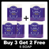 AILKE Double Glutathione PLUS Whitening Soap Bar, Reduce Dark Spots, Deep Clean Skin, Natural Lavender Scented for Face & Body - PrimeandBeauty
