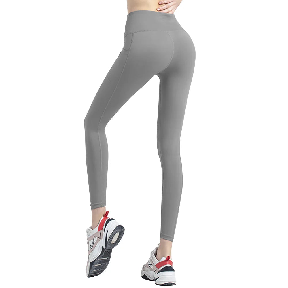 High Waist Yoga Pants Leggings Women Soft Stretchy Sportswear Workout Running Tights Summer Fitness Pants Push Up Gym Workouts - PrimeandBeauty