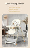 Multifunctional Foldable Baby High Chair Adjustable Height Feeding Chair Can Sit Can Lie Toddle Play Chair - PrimeandBeauty