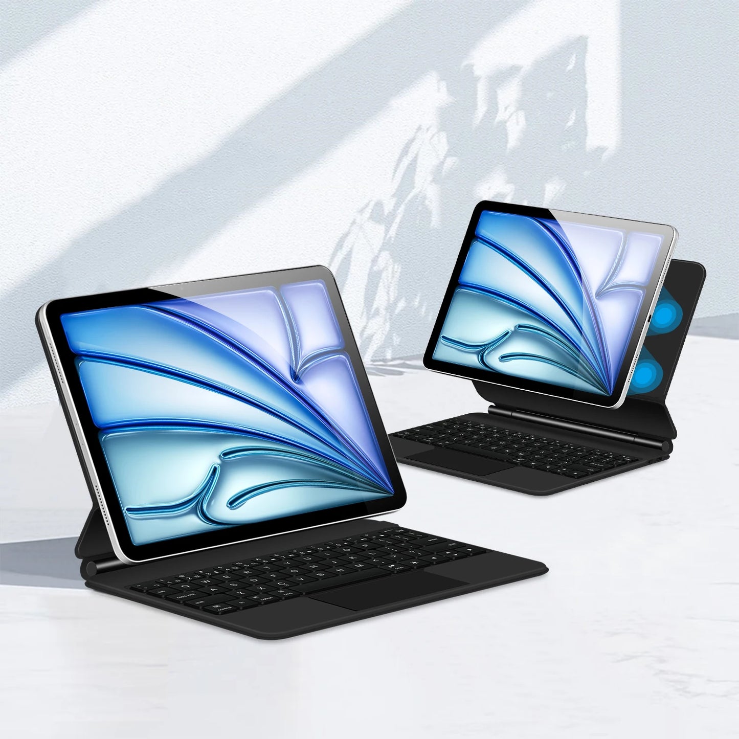 Magic Keyboard for iPad Air 11 Inch 13 M2 3rd Air 5th 4th 10.9" M4 Pro 11/12.9 6th Smart Cover Case Folio Multi-touch Backlight