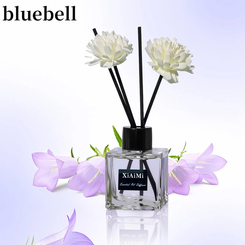 Flameless Home Fragrance Freesia Lavender Aromatherapy Oil with Reed Diffuser Stick Liquid Air Freshener Room Decor Ornaments - PrimeandBeauty