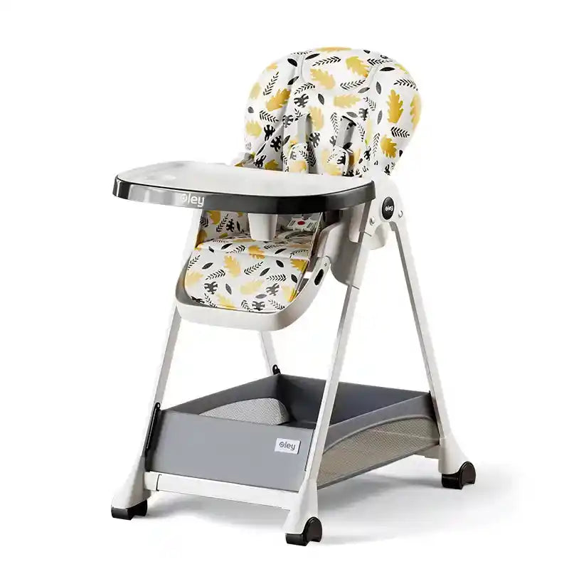 Multifunctional Foldable Baby High Chair Adjustable Height Feeding Chair Can Sit Can Lie Toddle Play Chair - PrimeandBeauty
