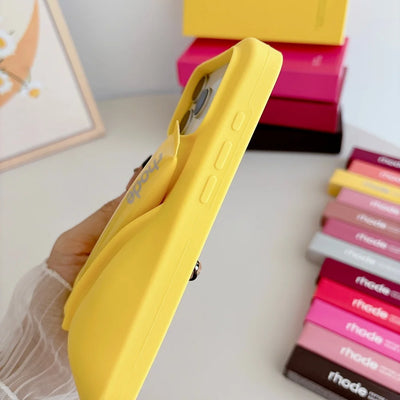 Rhode Silicone iPhone Case with Lip Gloss Holder & Box