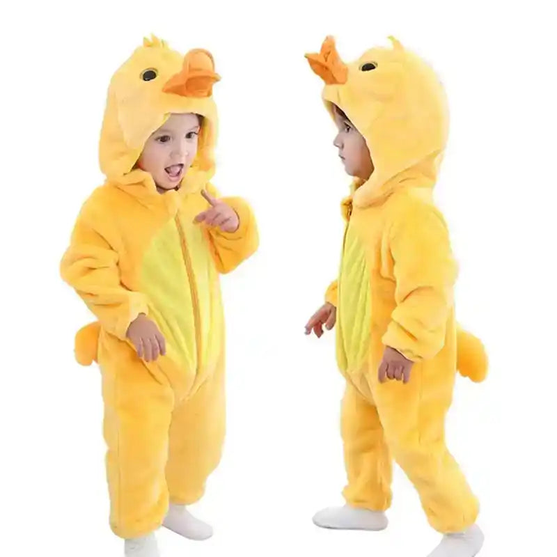 Umorden Infant Toddler Rabbit Dog Lion Tiger Dinosaur Costumes Baby Boys Girls Kigurumi Cartoon Animal Romper Halloween Purim - PrimeandBeauty