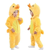 Umorden Infant Toddler Rabbit Dog Lion Tiger Dinosaur Costumes Baby Boys Girls Kigurumi Cartoon Animal Romper Halloween Purim - PrimeandBeauty