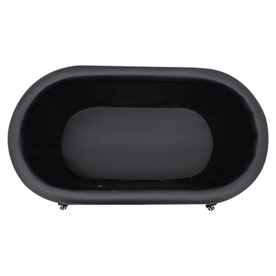Large 370 Litre Ice Bath Inflatable Cold Water Therapy Tub Compact Immersion Tray - PrimeandBeauty
