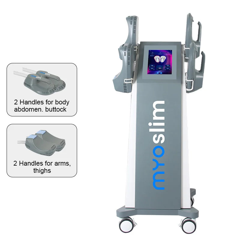 RF MYOslim Sculpt Machine New 6500W EMS Body Sculpting Muscle Stimulation Fat Slimming 15 Electromagnetic Weight Loss Technology - PrimeandBeauty