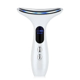 Emeka Neck Beauty Device EMS Microcurrent Chin Facial Lifting LED Firming Rejuvenation Anti Wrinkle Skin Care Face Massager