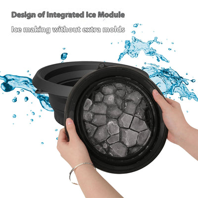 Portable Foldable Face Ice Bath Bowl for Cold Therapy & Skincare