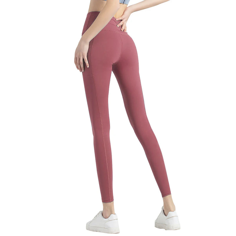High Waist Yoga Pants Leggings Women Soft Stretchy Sportswear Workout Running Tights Summer Fitness Pants Push Up Gym Workouts - PrimeandBeauty