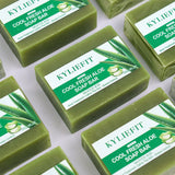 KYLIEFIT Cool Fresh Aloe Soap Bar, Reduce Acne and Black Spots, Clean Skin, Oil Control, Exfoliation, For Face And Body Use - PrimeandBeauty