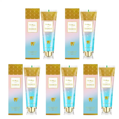 Niacinamide Whitening Toothpaste Remove Yellow Teeth Smoke Stains Improve Oral Smell Breath Fresh Tooth Bleaching Care Product - PrimeandBeauty