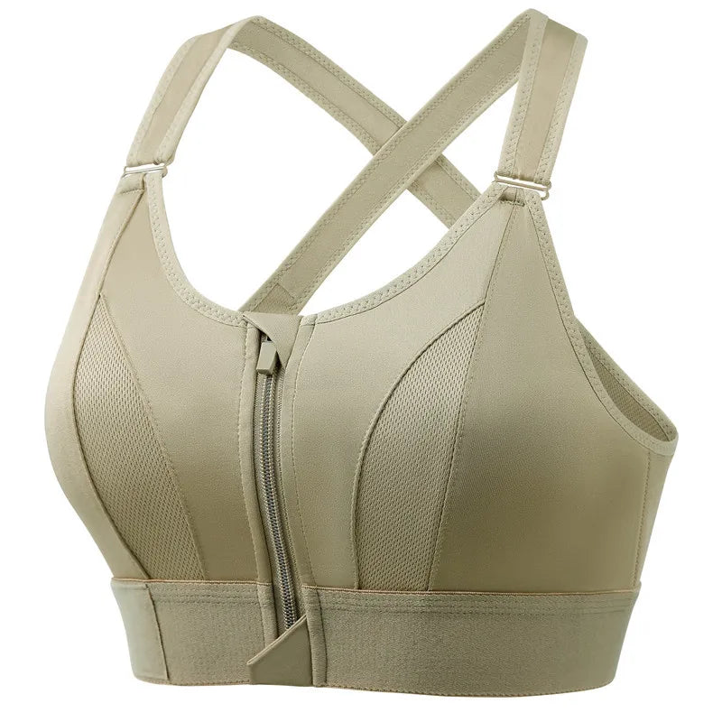 New Style Adjustable Front-Zip Sports Bra. It&