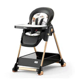 Multifunctional Foldable Baby High Chair Adjustable Height Feeding Chair Can Sit Can Lie Toddle Play Chair - PrimeandBeauty