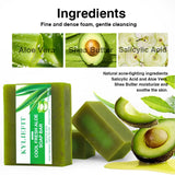KYLIEFIT Cool Fresh Aloe Soap Bar, Reduce Acne and Black Spots, Clean Skin, Oil Control, Exfoliation, For Face And Body Use - PrimeandBeauty