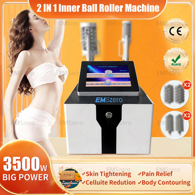 Hot Selling slimming massage cellulite Body Facial Treatment 360 Degree Vibration therapy Inner Ball Roller fat removal Machine - PrimeandBeauty
