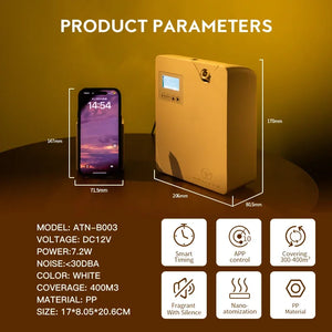 Aroma Diffuser Home Air Fresheners Sprayer Aromatherapy Scent Smart diffuser machine hvac Essential Oils Machine Oil Diffuser - PrimeandBeauty