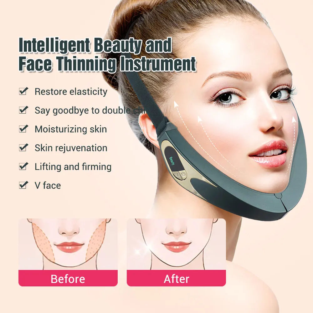 Microcurrent V-Face Lifting Device