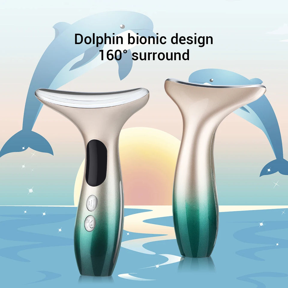 Neck Beauty Device EMS Microcurrent Chin Lifting Face Neck Facial Massager Anti Wrinkle Firming Lifting Lighten Neck Lines Skin