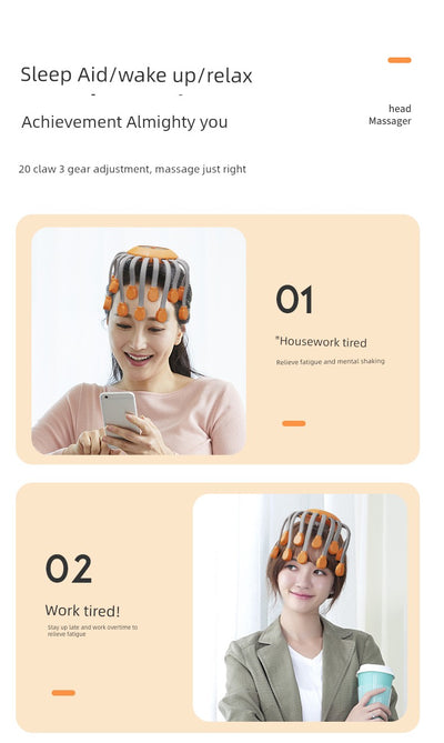 Smart Scalp Massager for Home