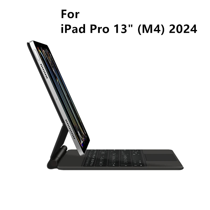 Magic Keyboard for iPad Air 11 Inch 13 M2 3rd Air 5th 4th 10.9" M4 Pro 11/12.9 6th Smart Cover Case Folio Multi-touch Backlight