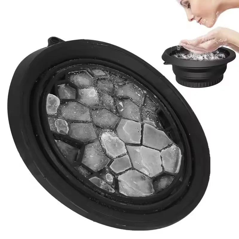 Portable Foldable Face Ice Bath Bowl for Cold Therapy & Skincare