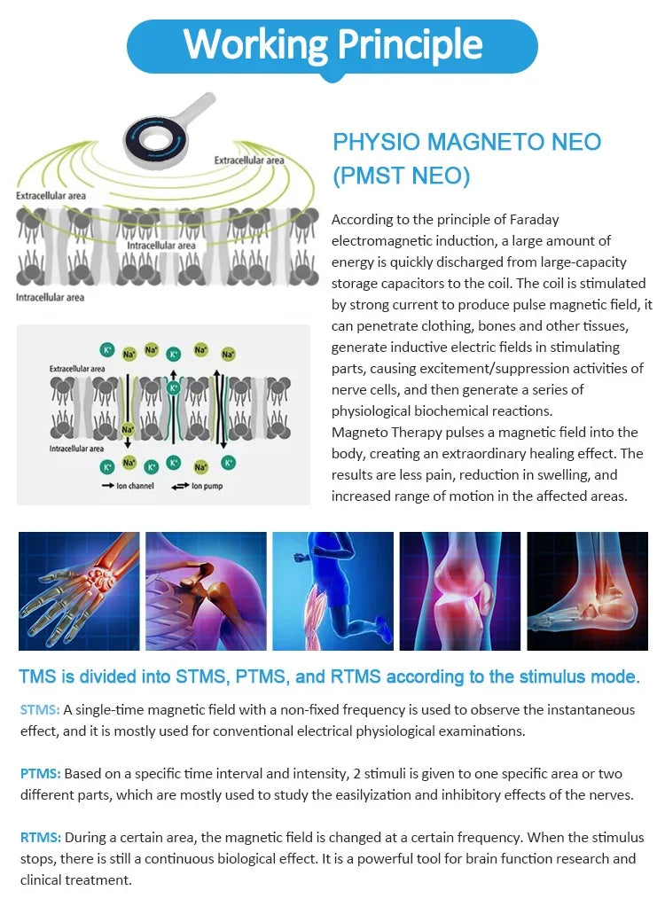 A Professional Non-Invasive Beauty Device For Relieving Body Pain And Muscle Relaxation Through Magnetic Therapy And Massage - PrimeandBeauty