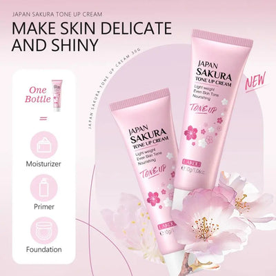 6pcs Sakura Skincare Set – Face Cream, Serum & Toner Collection