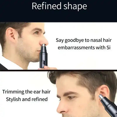 Mini Pocket Nose Hair Trimmer Painless Clipper Nose Ears Hair Eyebrow Waterproof Portable Trimmer For Men Women - PrimeandBeauty
