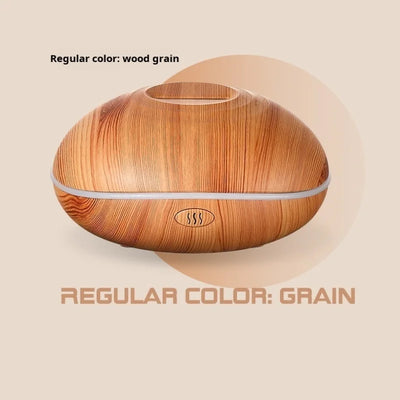 7 colores Fire Flame Wood grain aromatherapy machine humidifier Aroma Diffuser Air Ultrasonic Mist Maker Fogger Aroma - PrimeandBeauty