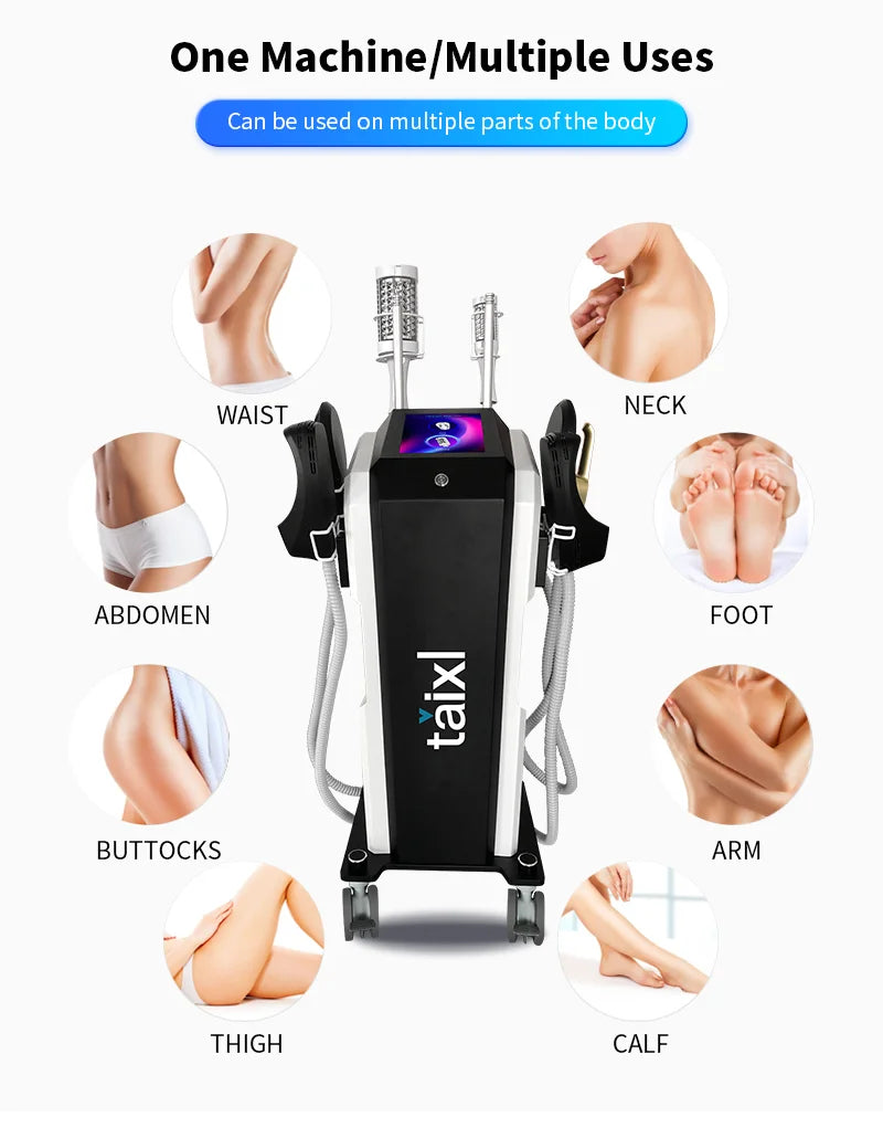 New EMS 2 in 1 Roller Massage Lose Weight Therapy 40K Compressive Micro vibration Vacuum 5D Body slimming Machine - PrimeandBeauty