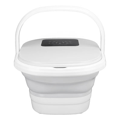 Foot Massager Spa Soaker Foot Soak Tub Smart Foldable 420W 8L Large Capacity Heating Foot Massager Spa Soaker with 8 Set Rollers - PrimeandBeauty