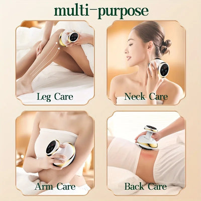 Electric Massage Meridian Brush Universal Body Dredging Cupping Scraping Instrument  Abdominal And Back Massager For Home - PrimeandBeauty