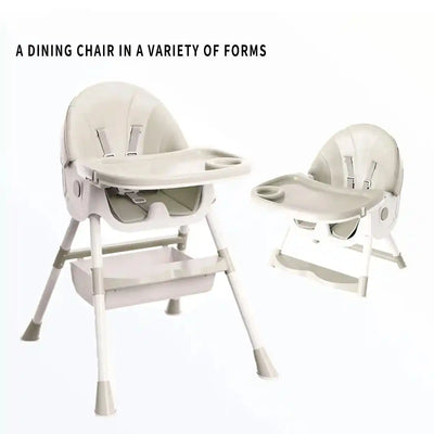 1pc Children's Dining High Chair, Foldable Dining Chair, Detachable Dining Plate, Portable Children's Chair - PrimeandBeauty