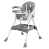 UBRAVOO Foldable Baby High Chair 6 Months Plus, with Large Antislip Pad & ToyRack, Easy to Clean Feeding , E500 - PrimeandBeauty