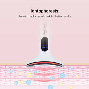 Neck Beauty Device EMS Microcurrent Chin Lifting Face Neck Facial Massager Anti Wrinkle Firming Lifting Lighten Neck Lines Skin