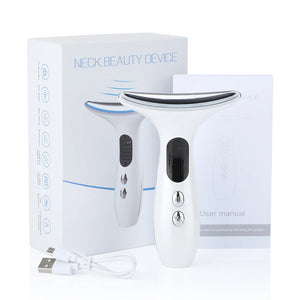 Neck Beauty Device EMS Microcurrent Chin Lifting Face Neck Facial Massager Anti Wrinkle Firming Lifting Lighten Neck Lines Skin